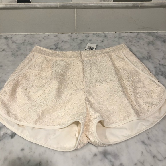 wyatt Pants - wyatt white cream lace shorts